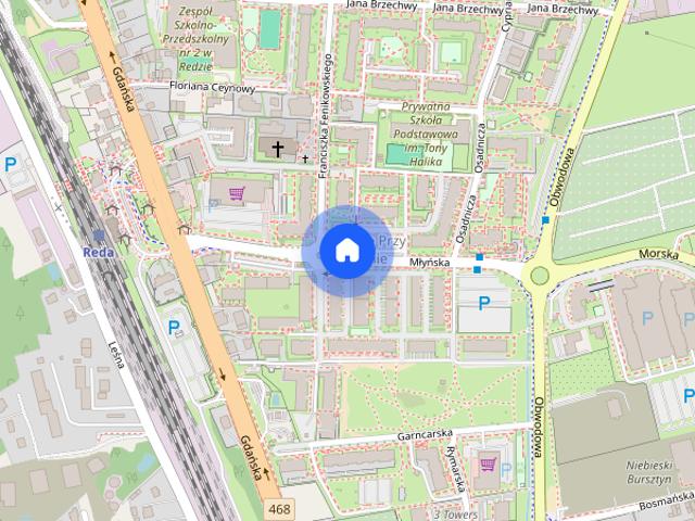 Słoneczna kawalerka w centrum Redy, blisko SKM