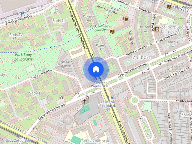 Słoneczne mieszkanie 19 m² z windą na Żoliborzu, Metro Marymont
