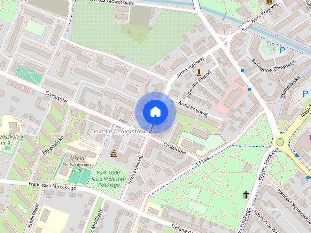 Słoneczne mieszkanie z balkonem w centrum