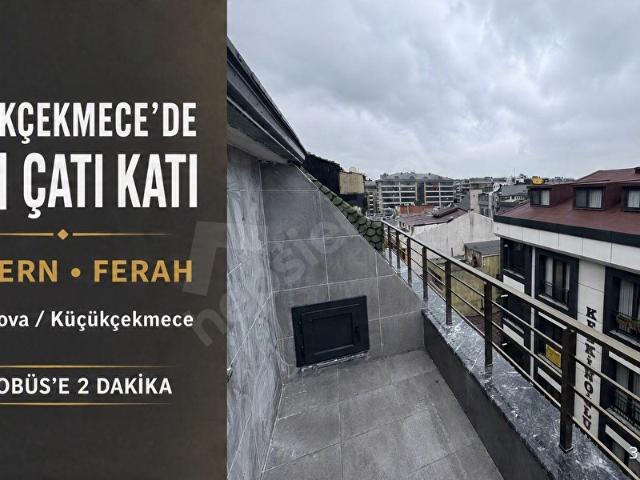 Sıfır 2+1 Çatı Katı + Teras Metrobüs'e 2 Dk Kapalı Otopark