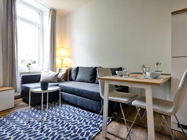Scandi style 2 room apartment with upscale interior design in Frankfurt am Main, Frankfurt Amsterdam Apartments for Rent
