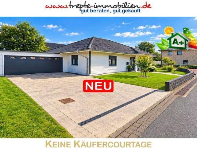 Schwedischer Charme trifft modernen Wohnkomfort * Neuwertiger Bungalow aus 2020 in ruhiger.