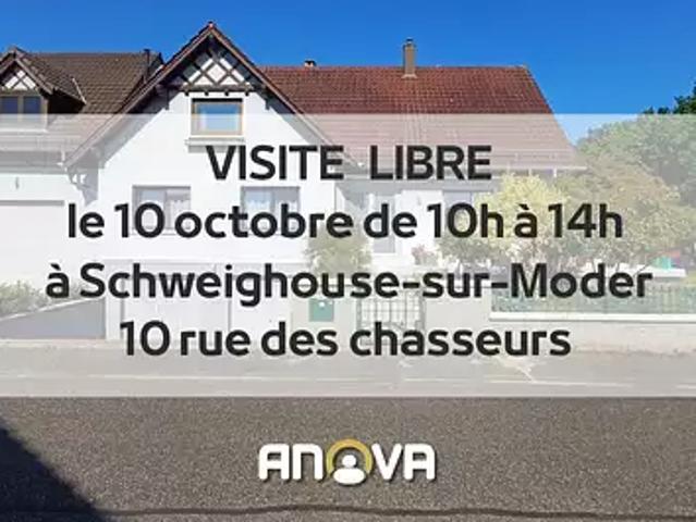 Schweighouse sur Moder 67590 Achat / Vente maison 8 pièces t8 terrasse parking