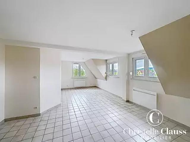 Scherwiller 67750 Location appartement 3 pièces t3 au dernier étage cave