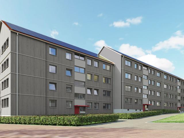 Schicke Wohnung mit Balkon. In Modernisierung / 3.OG re
