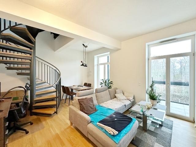 Schicke 2 Zimmer Maisonette Wohnung inkl. Parkplatz in gepflegter Wohnlage