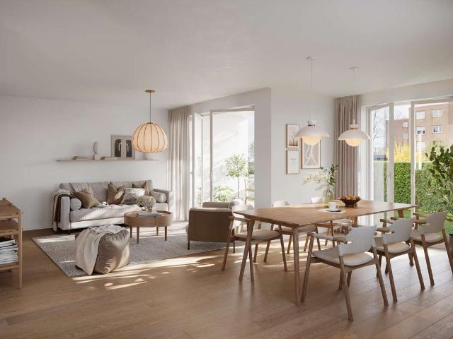 Schicke 3 Zimmer Wohnung mit Terrasse, Garten und KFZ Stellplatz neben der Wohnung!