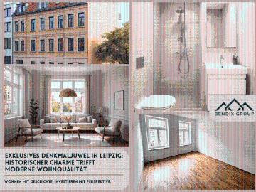 Schicke 4 Zimmer Denkmalwohnung mit AfA & KfW Mitteln I Moderne Ausstattung I Zentral in Taucha