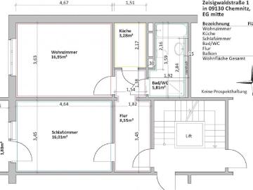 Zeisigwaldstraße, Yorckgebiet - Balkon