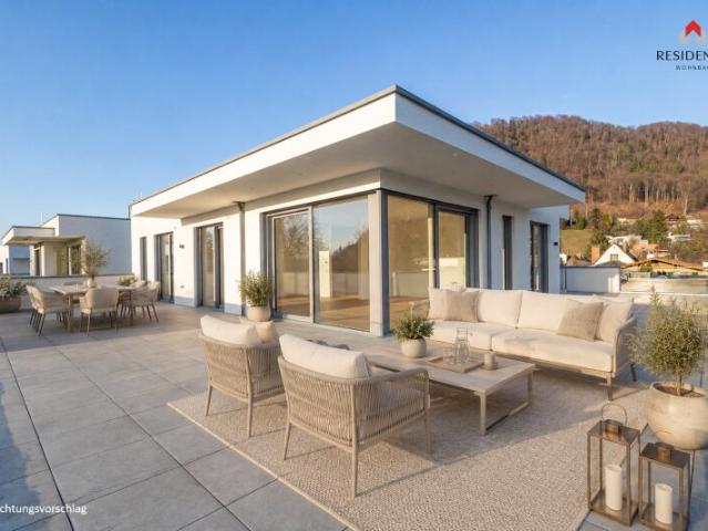 Schlosspark in Parsch: Penthouse mit einzigartiger Rooftop Terrasse