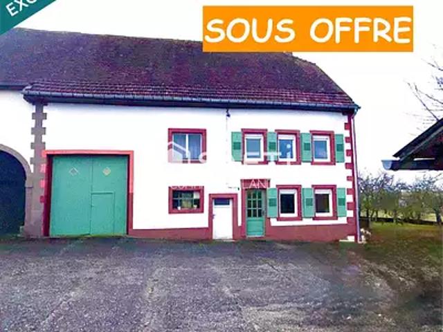 Schmittviller 57412 Achat / Vente maison 7 pièces t7 terrasse parking
