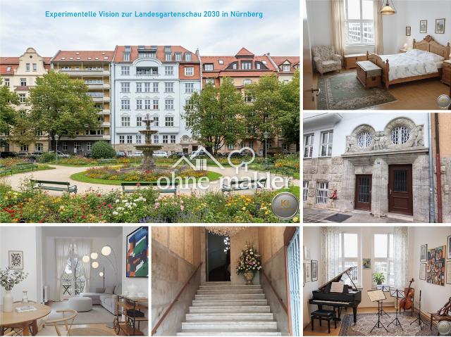 Schmuckstück: Denkmalgeschützte Altbauwohnung in AAA Lage N Wöhrd | Aufzug
