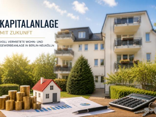 Schmuckstück in Neukölln, vollvermietet mit Tiefgarage