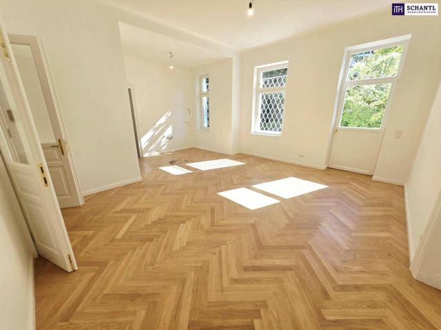 Schmuckstück! Traumhafte Gartenwohnung in Hietzing in absoluter Ruhelage! Historisches und saniertes Villengebäude + Privatsphäre + Hochwertiges Umfeld!