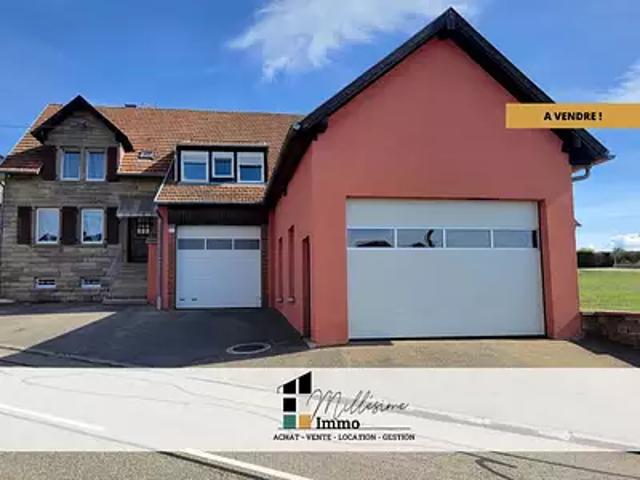 Schoenbourg 67320 Achat / Vente maison 8 pièces t8 terrasse