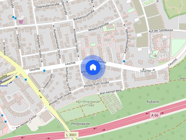 Schöne 3 Zi.DG Wohnung im ruhiger Anliegerstraße Bergen Enkheim