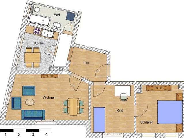 Schöne 3 Zimmerwohnung in Hannover Davenstedt
