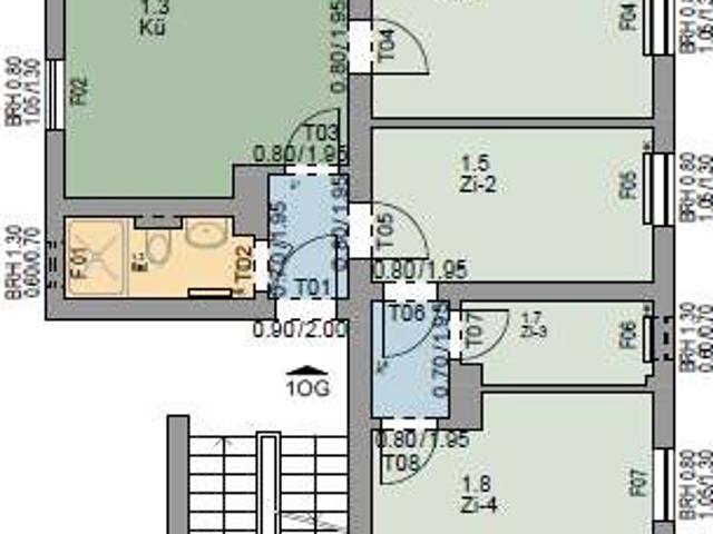 Schöne 3 Zimmerwohnung in Soest, Breslauer Weg 1, 1. OG links