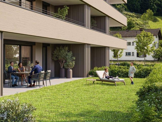 Schöne 3 Zimmer Gartenwohnung