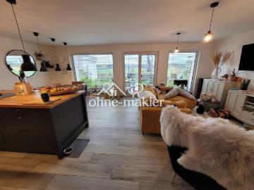 Schöne 3 Zimmer Erdgeschosswohnung mit Garten in ruhiger Feldrandlage