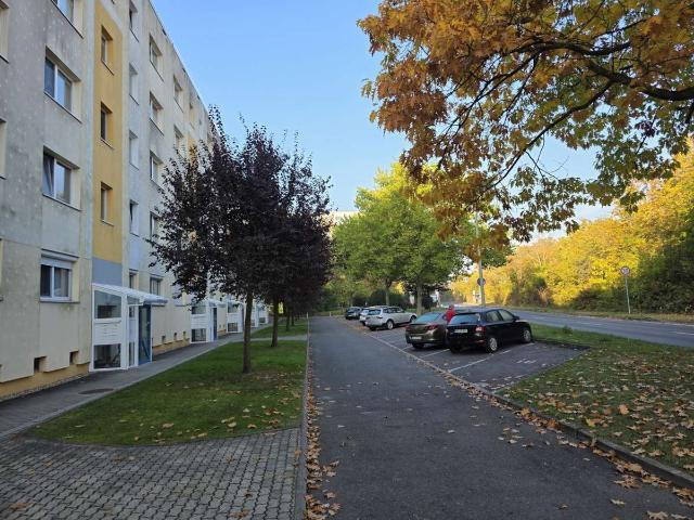 Schöne, 3 Zimmer Wohnung mit Terrasse und EBK in Halle
