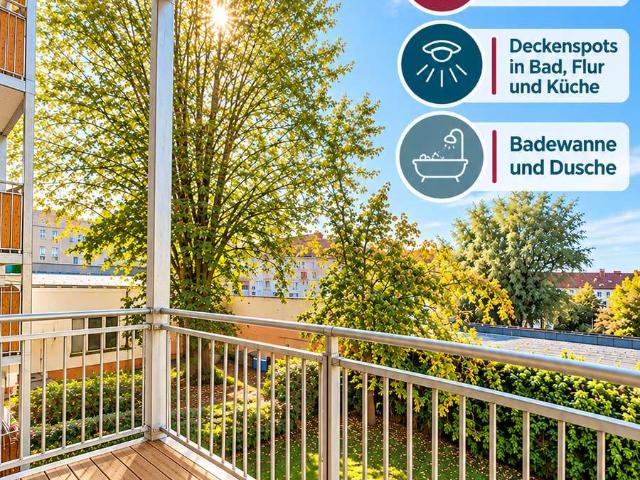 Schöne 3 Raumwohnung in Stadtfeld mit Balkon!