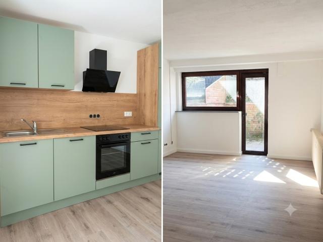 Schöne 2,5 Zimmer Wohnung mit Südwest Terrasse & neuer Einbauküche in Duisburg Baerl