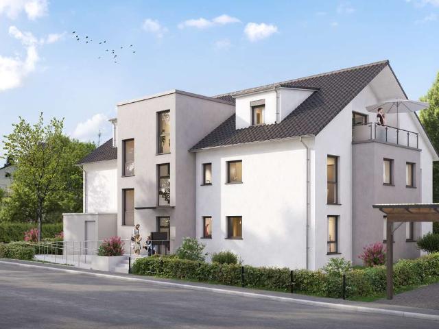 In Kürze Bezugsfertig 2,5 Zimmer DG Wohnung im Neubau – Erstbezug mit Balkon, EBK & TG