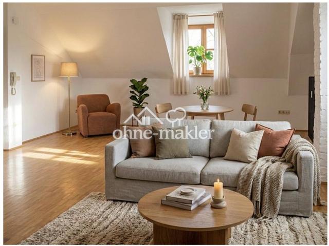 Schöne 2 Zi DG Wohnung mit Einbauküche und kleiner Dachterasse in Bogen Zentrum 1012