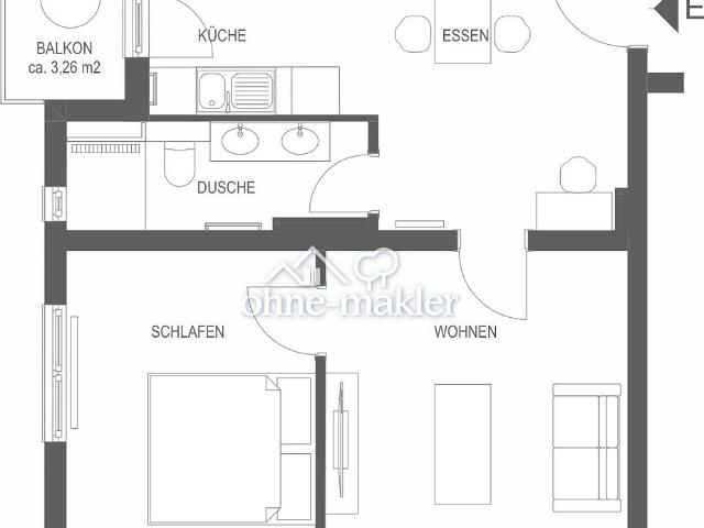 Schöne 2 Zimmerwohnung in Schmargendorf