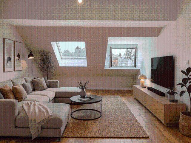 Schöne 2 Zimmer Dachgeschosswohnung