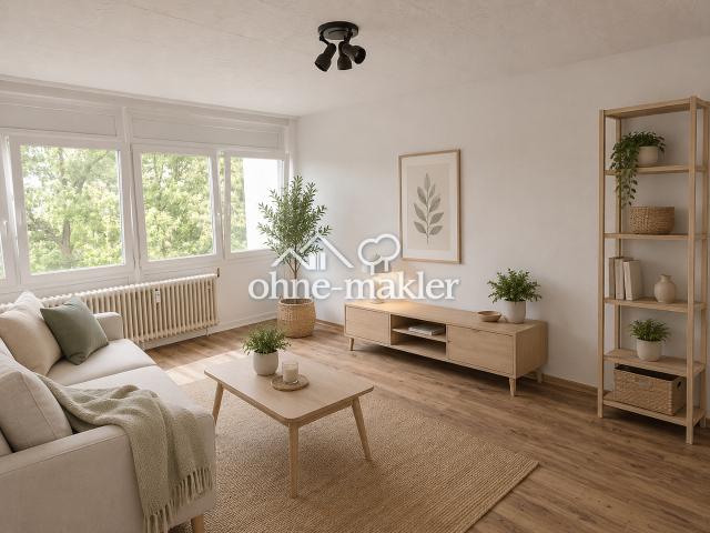 Schöne 2 Zimmer Wohnung mit Balkon und Einbauküche kurzfristig verfügbar