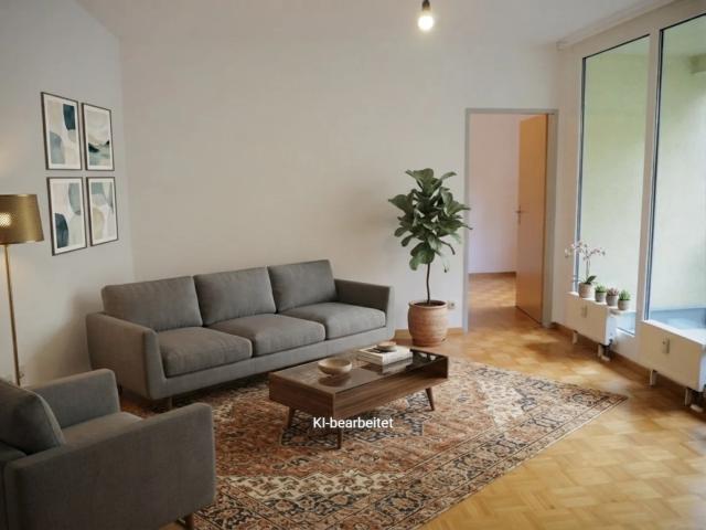 Schöne 2 Zimmer Wohnung mit Loggia im Zentrum nähe Landstraße Marienstraße 12