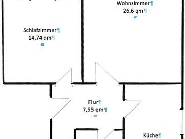 Schöne 2 Zimmer Wohnung mit Terrasse