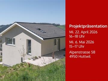 Schöne 4.5 Zimmer Doppel Einfamilienhaushälfte in Huttwil