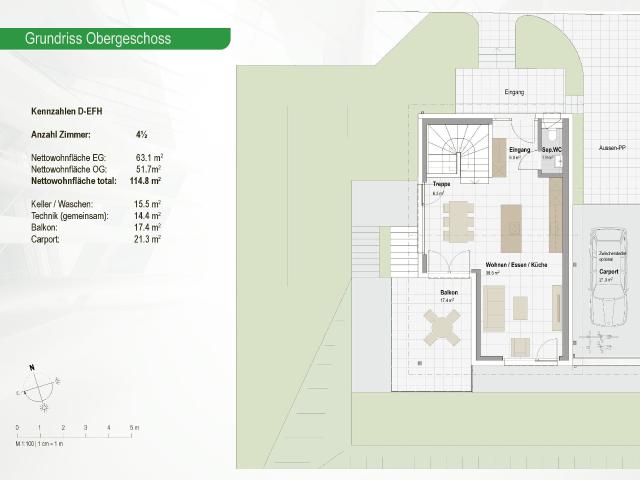 Bifamiliar house with 4.5 rooms on sale in Huttwil 115 m² | dreamo. Ch