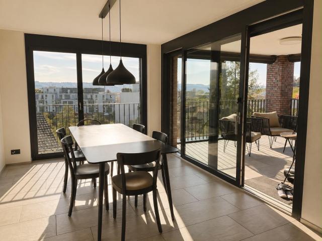 Schöne 4.5 Zimmer Eckwohnung mit direkter Seesicht und grossem Aussenbereich