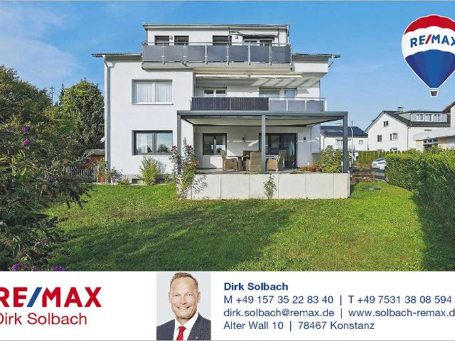 Schöne 4 Zi. ETW mit großer Süd Terrasse und Garten