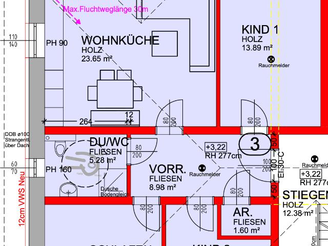 Schöne 4 Raum Wohnung mit EBK und Balkon in Obernberg am Inn