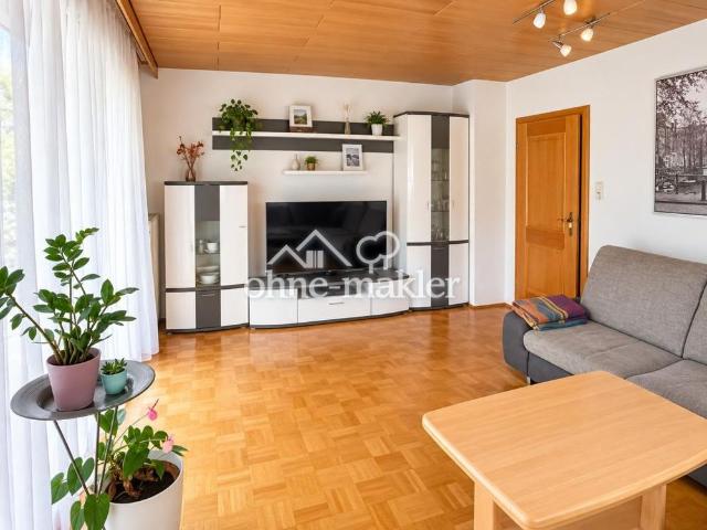 Schöne 78,5 m² Wohnung mit überdachter Terrasse und Garten in Edling