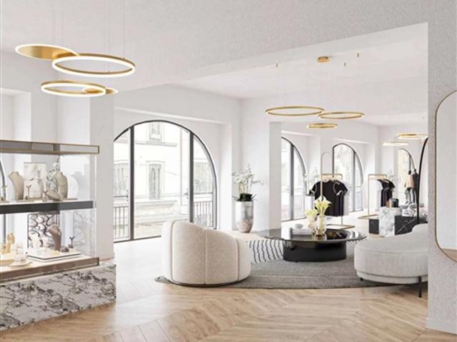 Schöne 815 m² große Passage an der Rue du Rhône auf 2 Ebenen