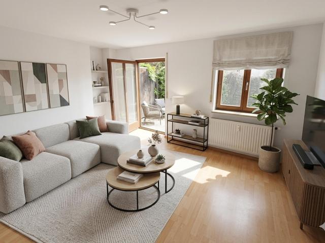 Schöne Charmante kleine ruhige 2 Zimmer Souterrain Wohnung mit kleinem Garten