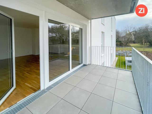 Schöne geförderte 3 Zimmer Wohnung mit Tiefgaragenparkplatz und Balkon in Gallspach. Erstbezug!