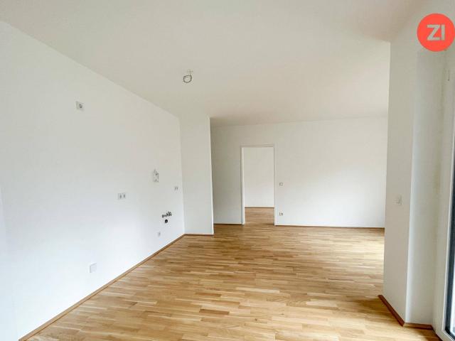 Schöne geförderte 3 Zimmer Wohnung mit Tiefgaragenparkplatz und Loggia in Gallspach. Erstbezug!