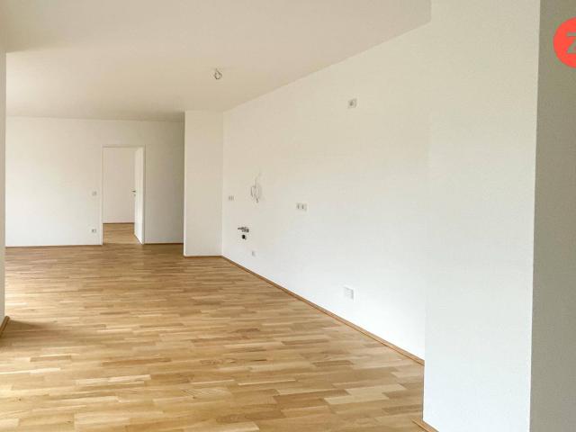 Schöne geförderte 3 Zimmer Wohnung mit Tiefgaragenparkplatz und Loggia in Gallspach. Erstbezug!
