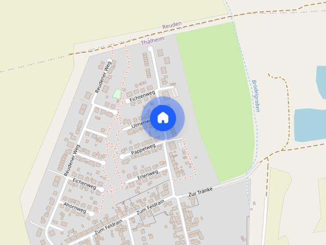 Schöne, gemütliche 3 Raum Dachgeschosswohnung in Thalheim!