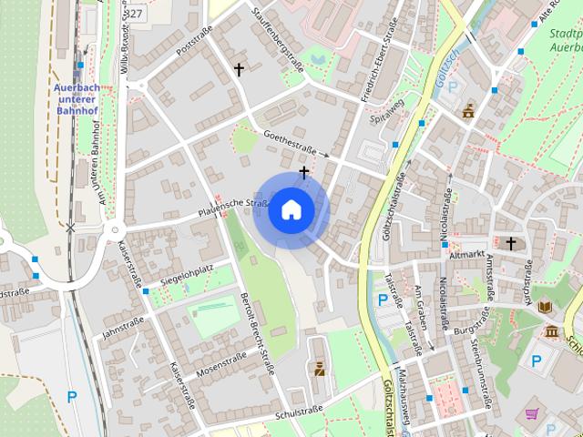 Schöne Dachgeschoss Wohnung in bester Citylage