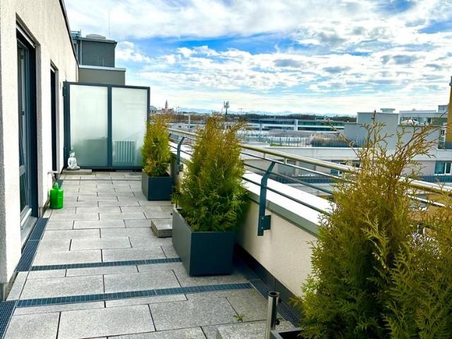 Schöne Dachgeschosswohnung mit Alpenblick, Munchen Amsterdam Apartments for Rent