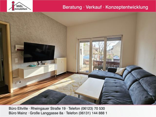 Schöne Erdgeschosswohnung mit Terrasse und Garten