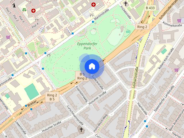 Schöne, helle 3,5 Zimmer mit Balkon und Loggia in Hamburg Eppendorf